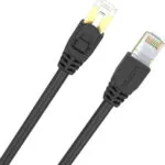 Unitek U/FTP (STP) Cat.7 Καλώδιο Δικτύου Ethernet 0.5m Μαύρο 1τμχ C1808HBK