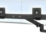 Ergotron LX Επιτραπέζια Βάση για 2 Οθόνες έως 25" με Βραχίονα