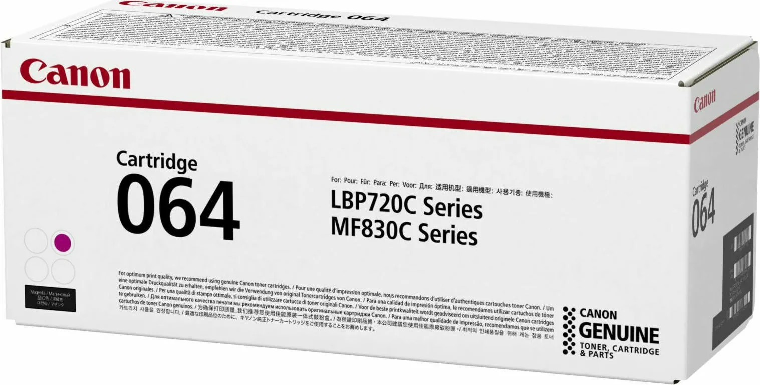 20210809145610_ae79d6fa Canon 064 Γνήσιο Toner Laser Εκτυπωτή Ματζέντα (4933C001) - Image 1