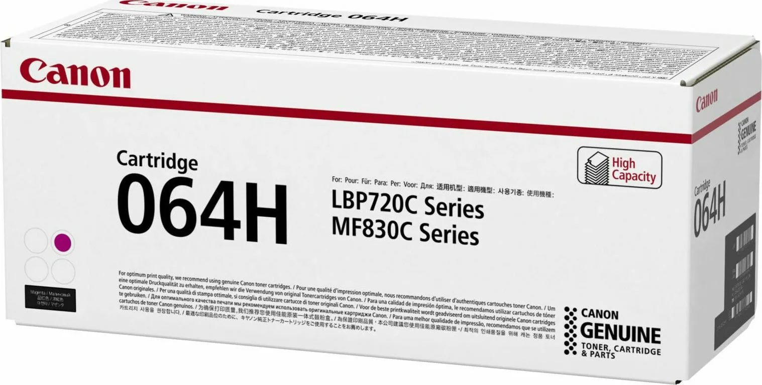 20210809145611_a76dfa33 Canon 064H Γνήσιο Toner Laser Εκτυπωτή Ματζέντα High Yield (4934C001) - Image 1