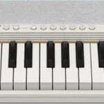 Casio Αρμόνιο CT-S1 με 61 Δυναμικά Πλήκτρα με Αναλόγιο Λευκό