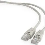 A-LAN U/UTP Cat.5e Καλώδιο Δικτύου Ethernet 1m Γκρι 1τμχ KKU5SZA1