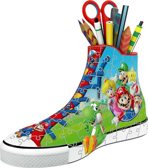 20210816162055_b99937b0 Puzzle Super Mario Sneaker 3D 108 Κομμάτια 11267 - Image 1