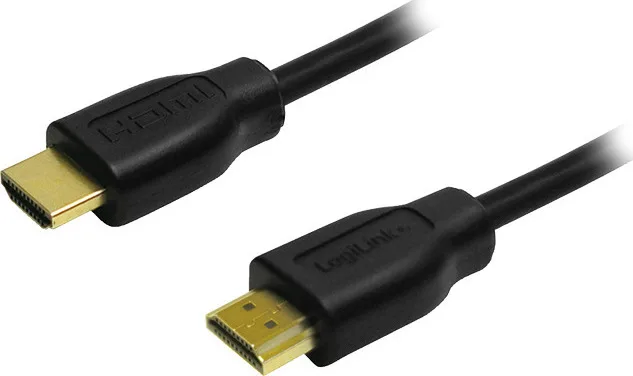 20210817103848_de12b40a LogiLink HDMI 1.3 Cable HDMI male - HDMI male 0.2m Μαύρο CH0076 - Image 1