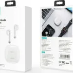 Usams IA04 Earbud Bluetooth Handsfree Ακουστικά με Θήκη Φόρτισης Λευκά
