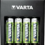 Varta LCD Plug Charger+ 4 Μπαταριών Ni-MH Μεγέθους AA/AAA/9V Σετ με 4x AA 2100mAh