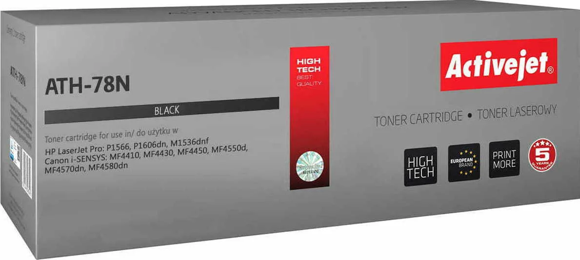 20210824170343_active_jet_symvato_toner_hp_78a_ce278a_black Active Jet Συμβατό Toner για Laser Εκτυπωτή HP 78A CE278A / Canon CGR-728 2500 Σελίδων Μαύρο - Image 1