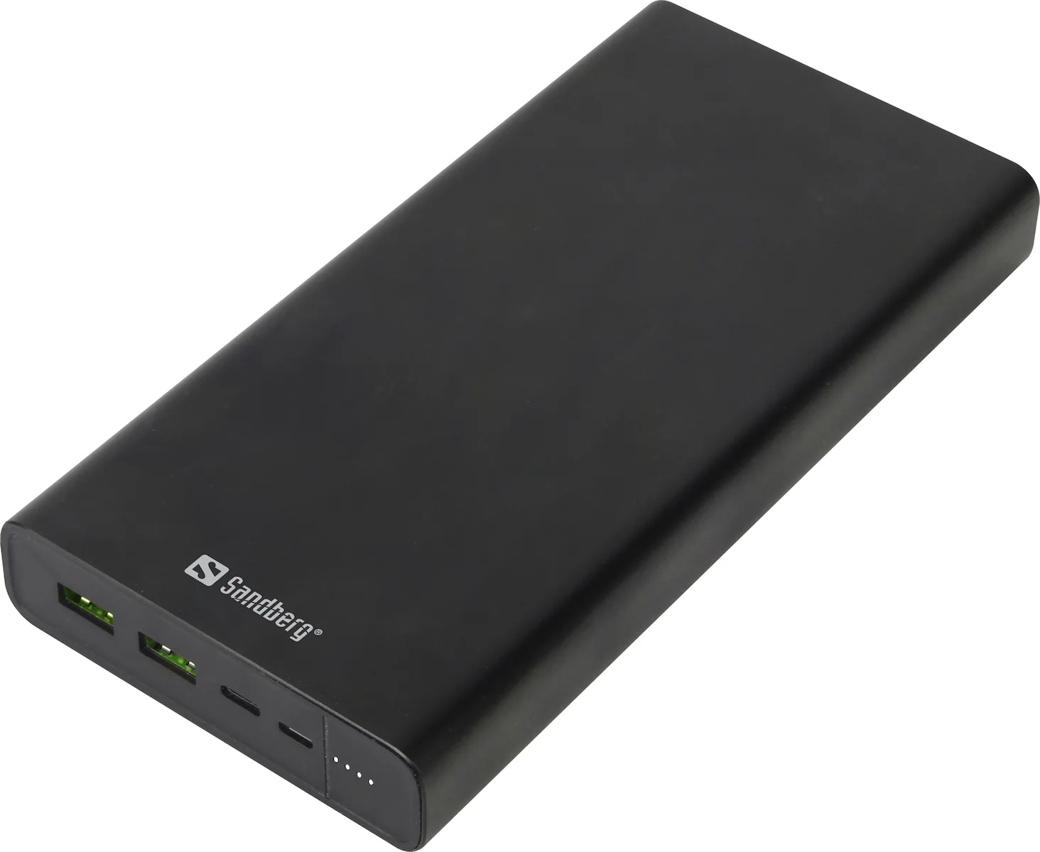 20210826165830_sandberg_power_bank_420_63_20000mah_100w_me_grigori_fortisi_kai_usb_c_mayro Sandberg 420-63 Power Bank 20000mAh 100W με 2 Θύρες USB-A και Θύρα USB-C Power Delivery Μαύρο - Image 1