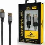 Gembird Cable DisplayPort male - DisplayPort male 1.8m Μαύρο (CC-DP8K-6)