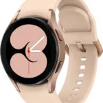 Samsung Galaxy Watch4 Aluminium 40mm Αδιάβροχο με Παλμογράφο (Pink Gold)