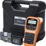 Brother PT-E110VP Ηλεκτρονικός Ετικετογράφος Χειρός σε Πορτοκαλί Χρώμα PT-E110VPZG1