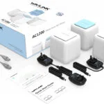 Wavlink Halo Base Pro WiFi Mesh Network Access Point Wi‑Fi 5 Dual Band (2.4 & 5GHz) σε Τριπλό Kit
