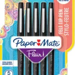 Paper Mate Στυλό Rollerball Μαύρο Πολλαπλών Χρωμάτων 2028909