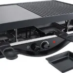 Steba RC 28 Επιτραπέζια Ηλεκτρική Ψησταριά Raclette Αλουμινίου Λείας και Αυλακωτής Πλάκας 1400W με Ρυθμιζόμενο Θερμοστάτη 45x30εκ. 63.28.00