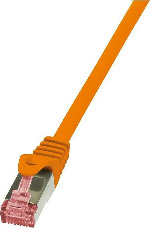 LogiLink S/FTP Cat.6 Καλώδιο Δικτύου Ethernet 0.25m Πορτοκαλί 1τμχ CQ2018S - Image 1