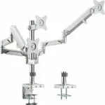 LogiLink BP0090 Βάση Γραφείου για 3 Οθόνες έως 27" με Βραχίονα Ασημί