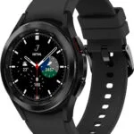 Samsung Galaxy Watch4 Classic Bluetooth Stainless Steel 42mm Αδιάβροχο με eSIM και Παλμογράφο (Black)