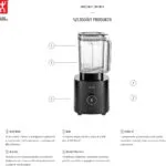 Zwilling J.A. Henckels Enfinigy Μπλέντερ για Smoothies 1.8lt 1200W Μαύρο