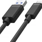 Unitek Y-C480 USB 2.0 Cable USB-C male - USB-A 27W Μαύρο 0.25m (Y-C480BK)