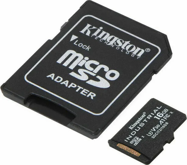 20210927110003_f82bbb85 Kingston Industrial microSDHC 16GB Class 10 U3 V30 A1 UHS-I με αντάπτορα - Image 1