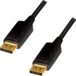 LogiLink Cable DisplayPort male - DisplayPort male 2m Μαύρο (CD0101)