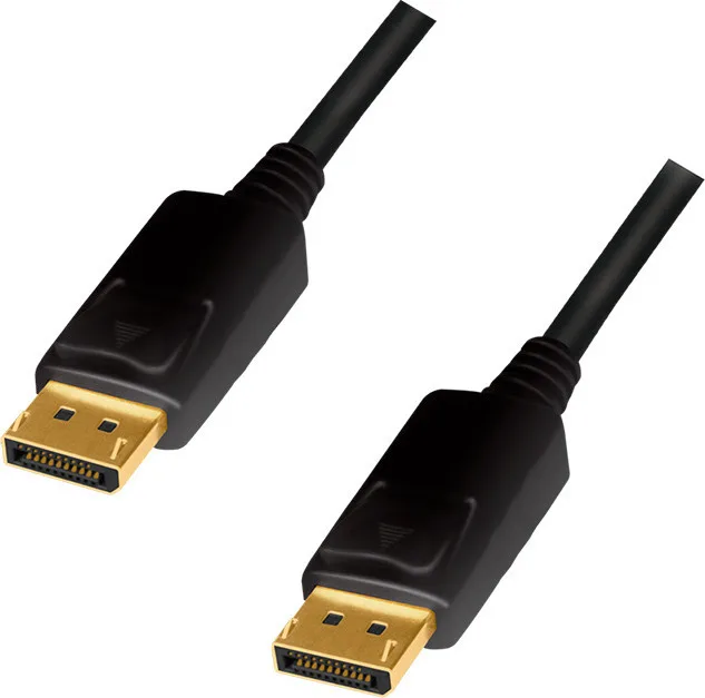 20210928115904_logilink_cable_displayport_male_displayport_male_2m_mayro_cd0101 LogiLink Cable DisplayPort male - DisplayPort male 2m Μαύρο (CD0101) - Image 1