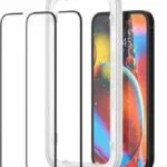 Spigen GLAS.tR ALIGNmaster 0.3mm Full Face Tempered Glass 2τμχ Μαύρο (iPhone 17e / 16e / 14 / 13 / 13 Pro) AGL03387