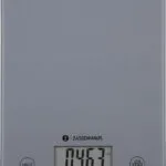 Zassenhaus Balance Ψηφιακή Ζυγαριά Κουζίνας 1gr/5kg Cool Grey
