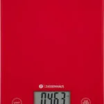 Zassenhaus Balance Ψηφιακή Ζυγαριά Κουζίνας 1gr/5kg Cool Red