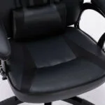 Drift Swivel Chair Δερματίνης Μαύρη