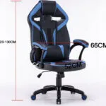Drift Swivel Chair Δερματίνης Μπλε