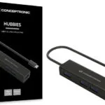 Conceptronic USB 3.0 Hub 4 Θυρών με σύνδεση USB-C (HUBBIES07B)