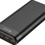 Sandberg 420-62 Power Bank 20000mAh 65W με 2 Θύρες USB-A και Θύρα USB-C Power Delivery / Quick Charge 3.0 Μαύρο
