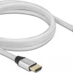 DeLock Braided Cable HDMI male - HDMI male 2m Ασημί 85367