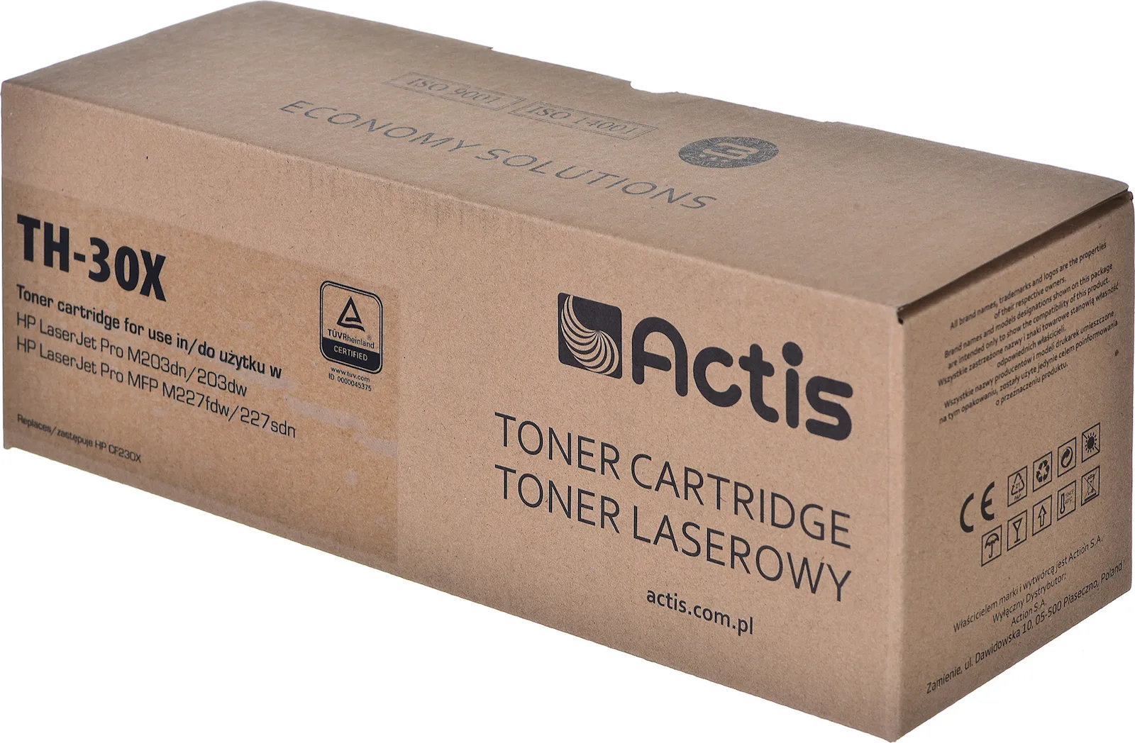 20211007115125_actis_symvato_toner_hp_30x_cf230x_mayro Actis Συμβατό Toner για Laser Εκτυπωτή HP HP 30X CF230X Μαύρο - Image 1