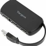 Targus v2 USB 2.0 Hub 4 Θυρών με σύνδεση USB-A (ACH114EU)