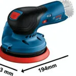 Bosch GEX 12V-125 Έκκεντρο Τριβείο 125mm Μπαταρίας Solo με Ρύθμιση Ταχύτητας και με Σύστημα Αναρρόφησης