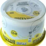 Maxell Εγγράψιμα CD-R 52x Printable 700MB Cake Box 50τμχ (CD0195)