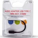 Savio AK-35 Μετατροπέας USB-C male σε 3.5mm female