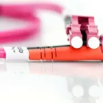 Digitus Καλώδιο Οπτικής Ίνας LC-LC 2m Μωβ 1τμχ DK-2533-02-4