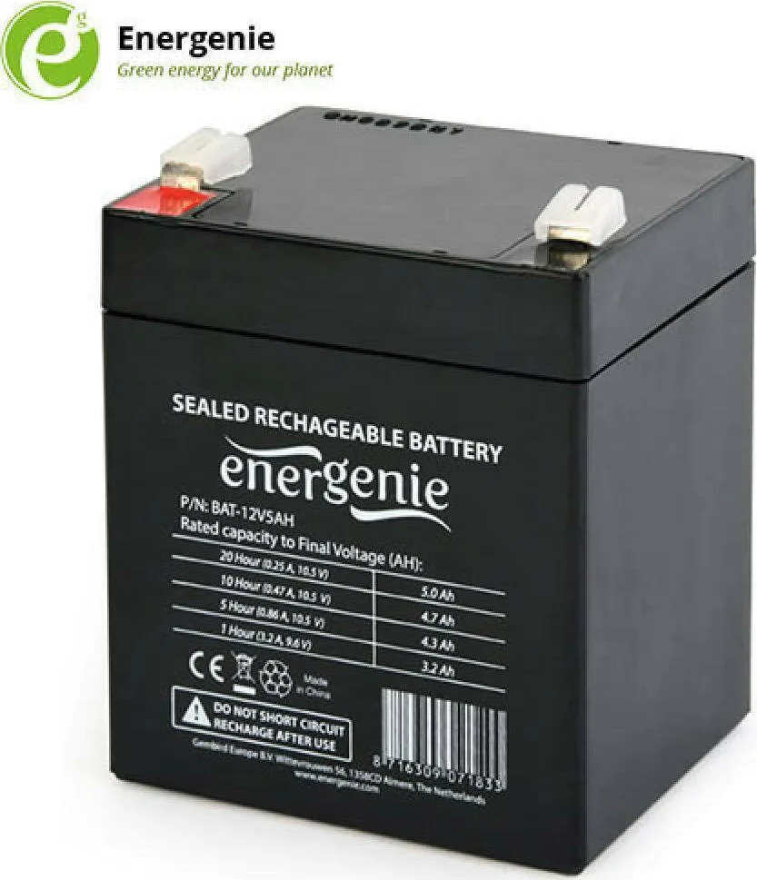 20211012172202_2184df89 Energenie Μπαταρία UPS με Χωρητικότητα 5Ah και Τάση 12V BAT-12V5AH 1τμχ - Image 1