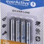 everActive Silver Line Επαναφορτιζόμενες Μπαταρίες AAA Ni-MH 800mAh 1.2V 4τμχ