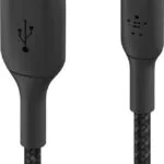 Belkin Coated Mfi Cert USB to Lightning Cable Μαύρο 2m (CAA002BT2MBK)