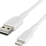Belkin MFI Regular USB to Lightning Cable Λευκό 3m (CAA001BT3MWH)