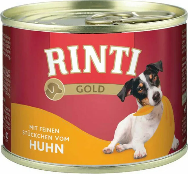 20211014160933_rinti_gold_kotopoulo_185gr Rinti Gold Υγρή Τροφή Σκύλων σε Κονσέρβα με Κοτόπουλο χωρίς Σιτηρά 185gr 91031 - Image 1