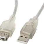 Lanberg USB 2.0 Cable USB-A male - USB-A female 1.8m (CA-USBE-12CC-0018-TR)