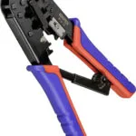 Knipex Πρέσα Ακροδεκτών Δικτύου RJ12, RJ11, RJ45 με Απογυμνωτή & Μηχανισμό Καστάνιας (Μήκος 190mm) 97 51 10 SB