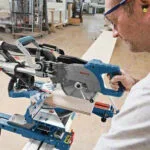 Bosch GCM 8 SJL Professional Φαλτσοπρίονο Ρεύματος Συρόμενο με Ισχύ 1600W, Οδηγό Laser, Δίσκο Κοπής Διαμέτρου 216mm & Ταχύτητα Κοπής 5500rpm
