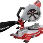 Einhell TE-MS 18/210 Solo Φαλτσοπρίονο Μπαταρίας με Ισχύ 1400W, Οδηγό Laser, Δίσκο Κοπής Διαμέτρου 210mm & Ταχύτητα Κοπής 3000rpm (χωρίς Μπαταρία και Φορτιστή)