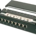Digitus Patch Panel Shielded για Rack 1U 8 Θυρών cat6 Μαύρο DN-91608S